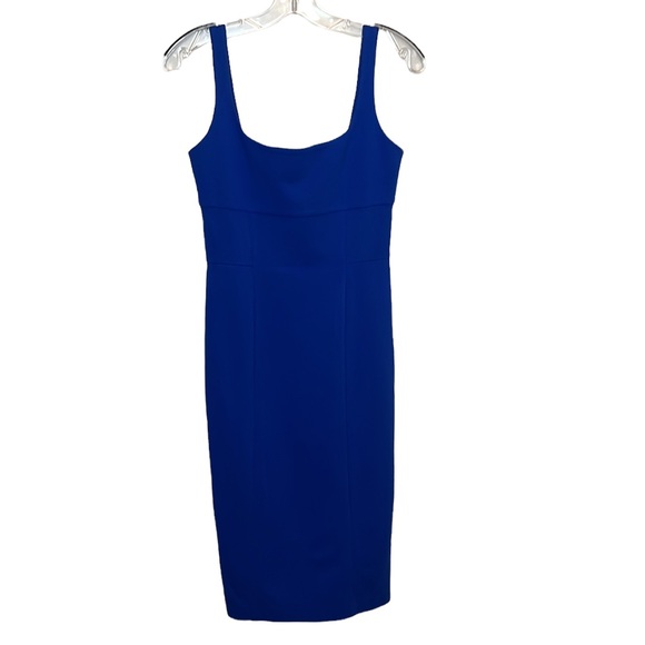 Diane Von Furstenberg Bridget Ponte Dress Blue DVF - Picture 2 of 9